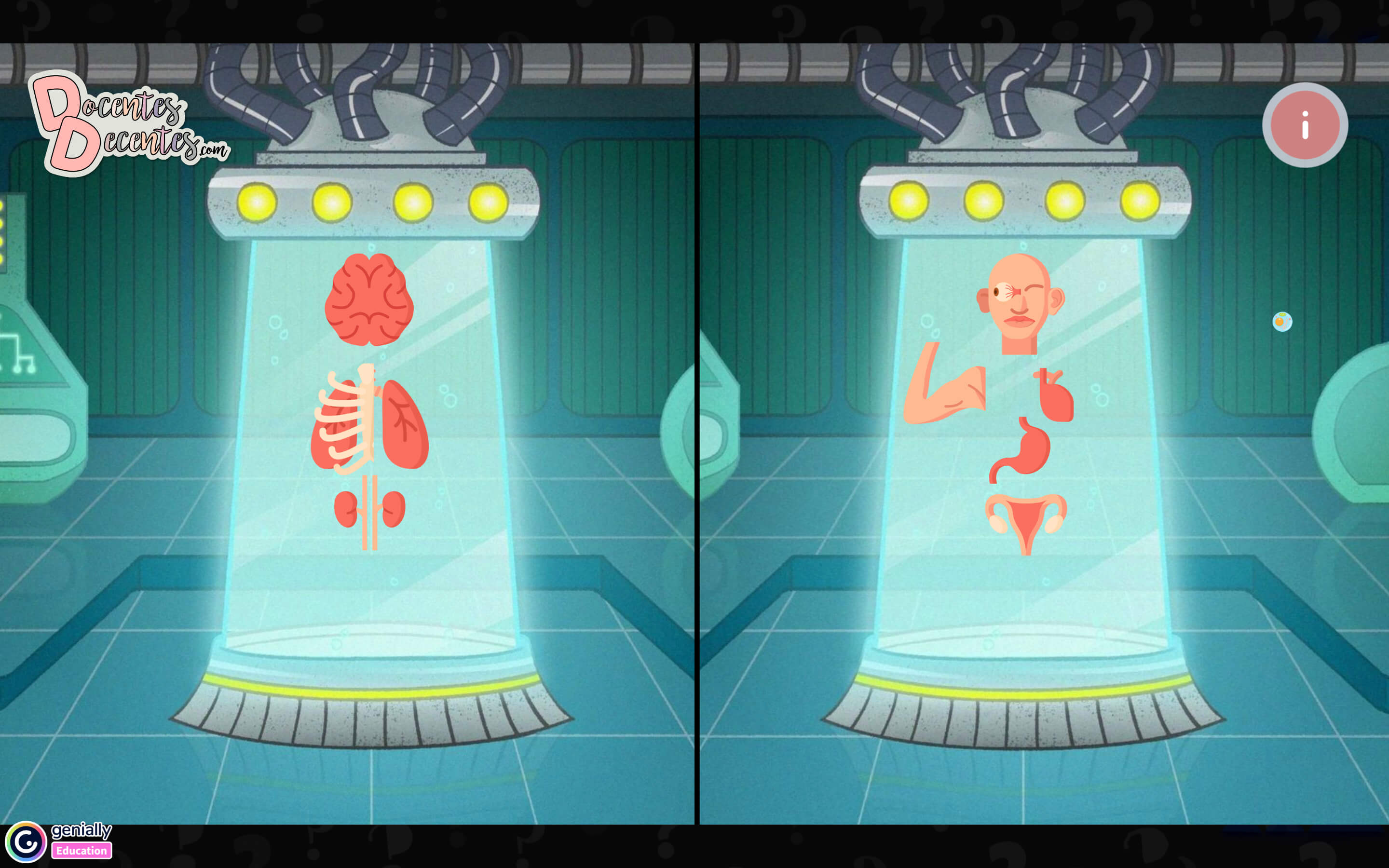 Inspiration template, Clickable Infographics